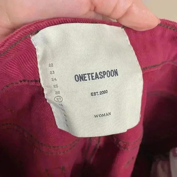 One Teaspoon Bordeaux Awesome Baggies Jeans 27 - Picture 9 of 16